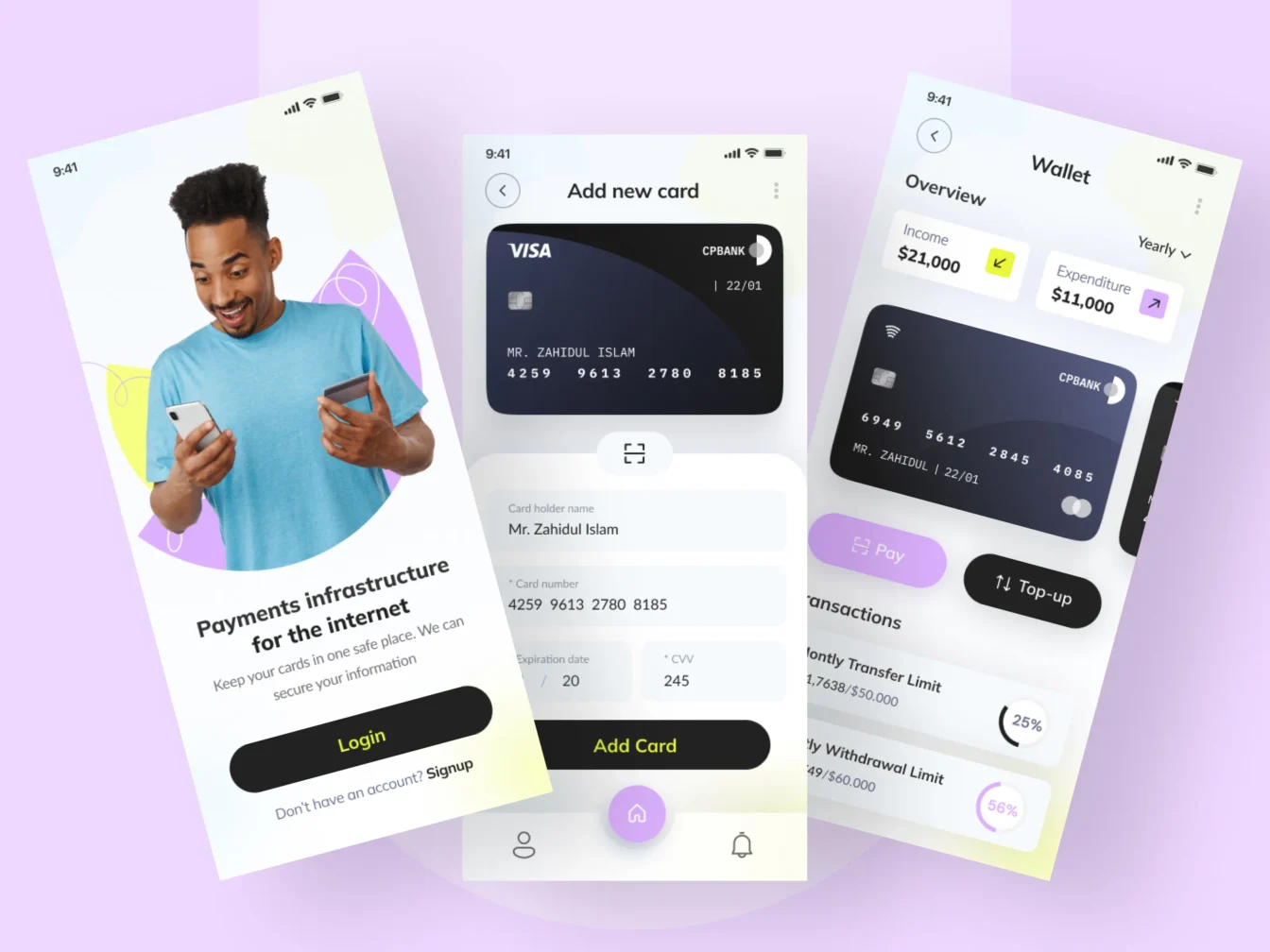 Banking App Design