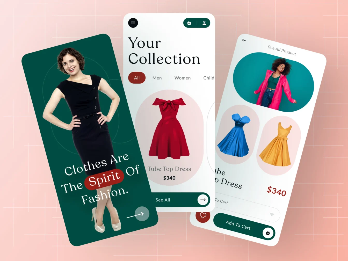 Fashion E-Commerce Store Mobile App Design