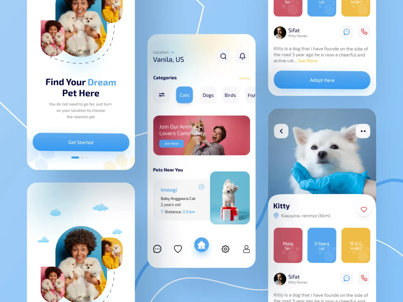 Pet Shop Mobile App Design